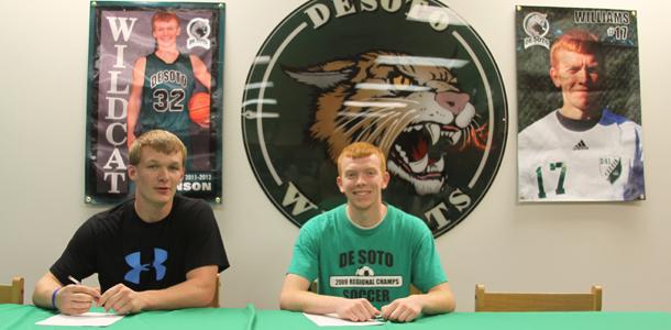 Johnson, Williams sign to continue athletics in college