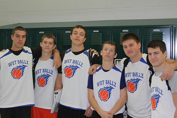 Mitch Gehrt and his friends participate in community basketball