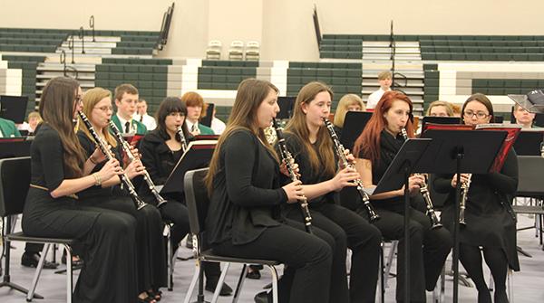 Symphonic band is playing to a new tune