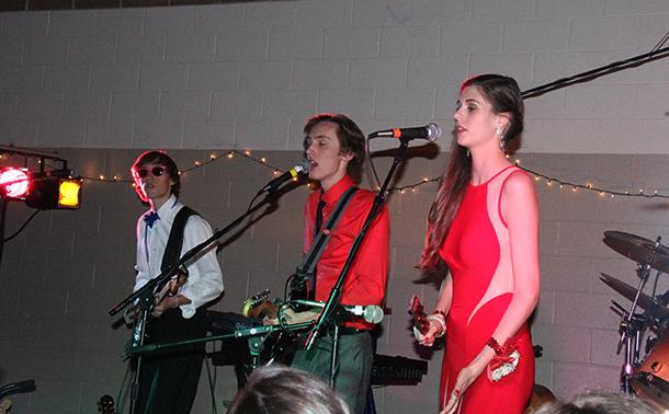 Student band performs live at Prom