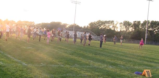 DHS band doing some "Stadium Rock"