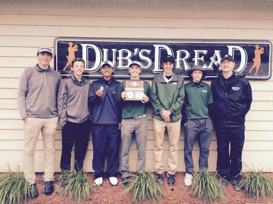 Danny Erickson, Denver Morris-Lovell, Daniel Lee, Ethan Thurlow, Levi Hansen, Spencer Thurlow and head coach Tod Hessong.