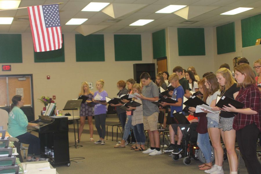 Mrs. Fry Takes Over as New Choir Director