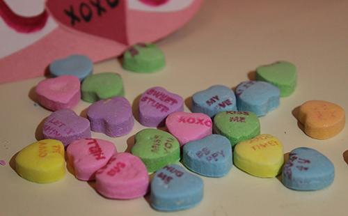 Candy hearts are a popular way of showing love to those you value most on Valentine's Day.