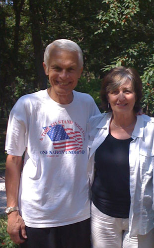 Committeeman Donald Hess poses for a photo with his wife Jean Hess. 