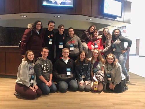 Members of De Soto High School Thespians attend Thescon in Wichita on Jan. 11, 2020. 