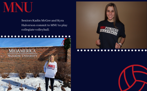 Seniors commit to MidAmerica Nazarene University to play collegiate volleyball