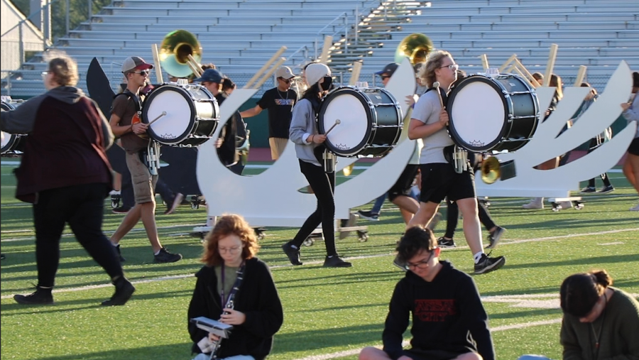 Marching band is back in full swing