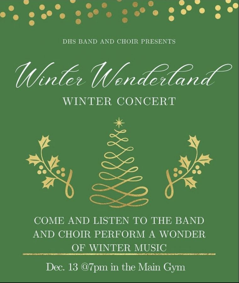 DHS Band and Choir create a Winter Wonderland